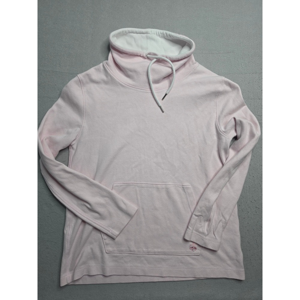 Brooks Brothers pullover Women's Medium Pink Cotton Long Sleeve Kangaroo Pocket